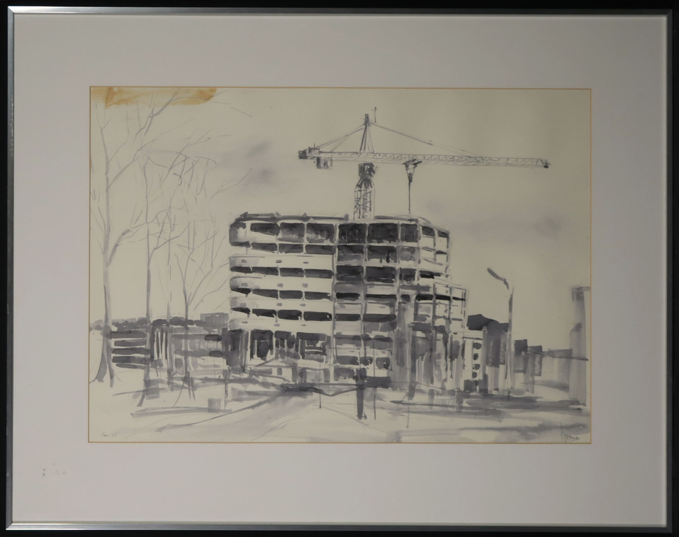 Wim Tax: Aquarel, Z.T. - Ingelijst kopen? Bied vanaf 1!