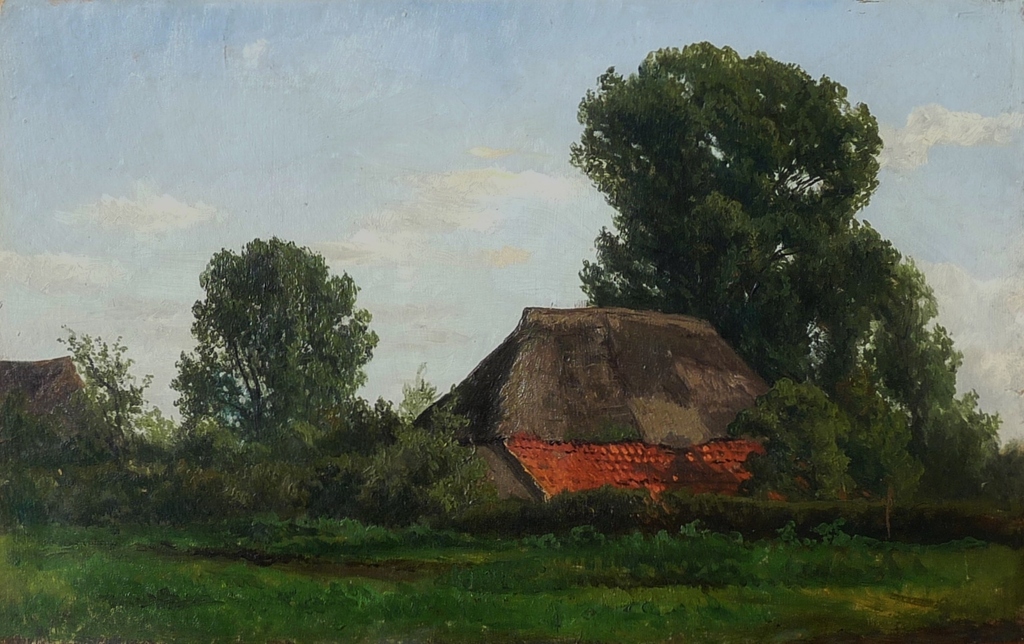 Adrianus van Everdingen: Maroufle, Boerderij in Landschap verkocht voor € 375!