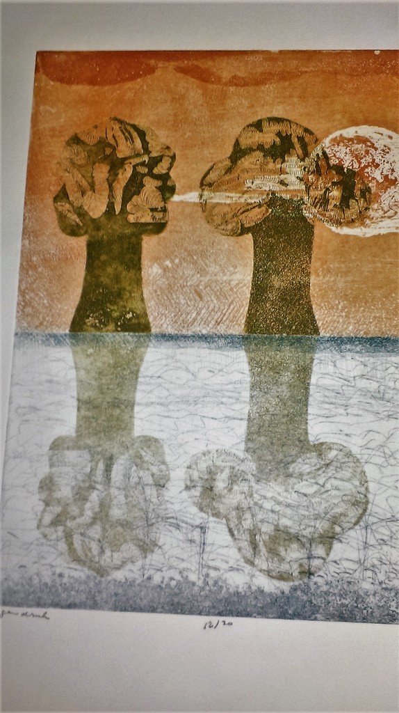 Dianel : Kleurets , boom landschap 1976 kopen? Bied vanaf 35!