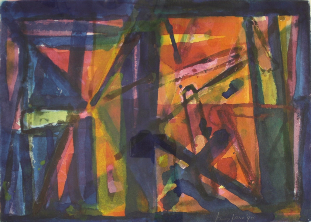 Theo Kuijpers, 'Chartres', aquarel, 1990 kopen? Bied vanaf 699!