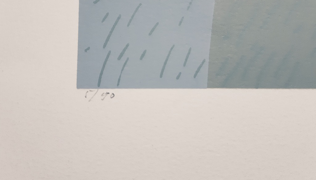 Doris Groeneveld - Doris Groeneveld - Zuidelijk landschap II - zeefdruk kopen? Bied vanaf 20!