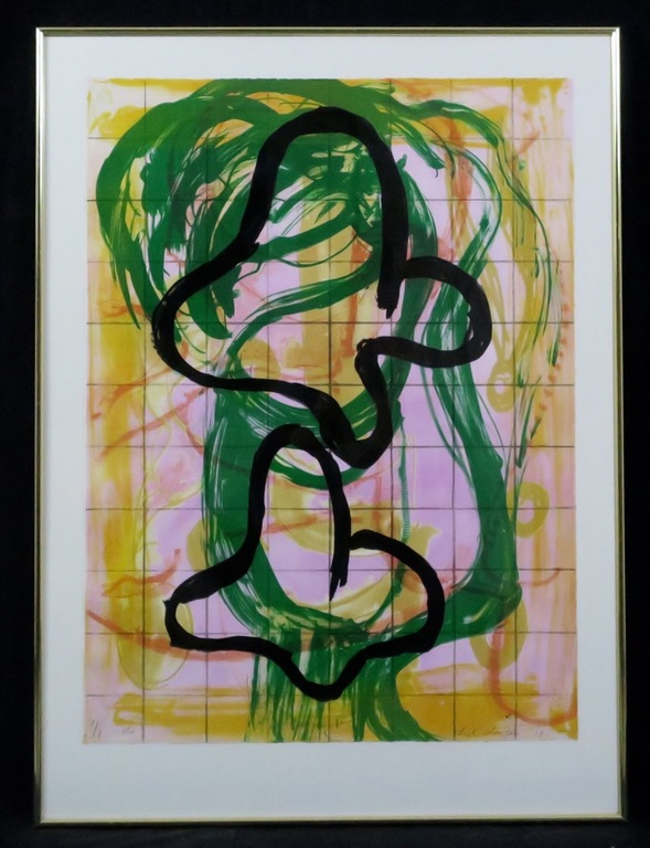 Dick Donker: Litho, Zonder titel - Ingelijst kopen? Bied vanaf 1!