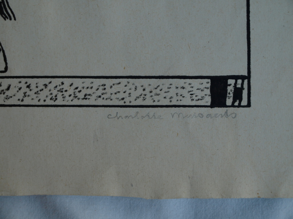 Charlotte Mutsaers : Tekening – Vrouw met baby – gesigneerd  kopen? Bied vanaf 1!