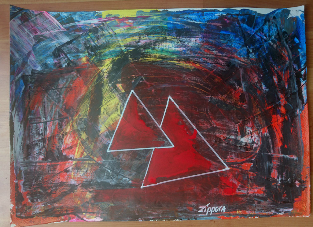 Stability  Acryl op 300 grams Aquarelpapier van Zippora Meijer kopen? Bied vanaf 30!