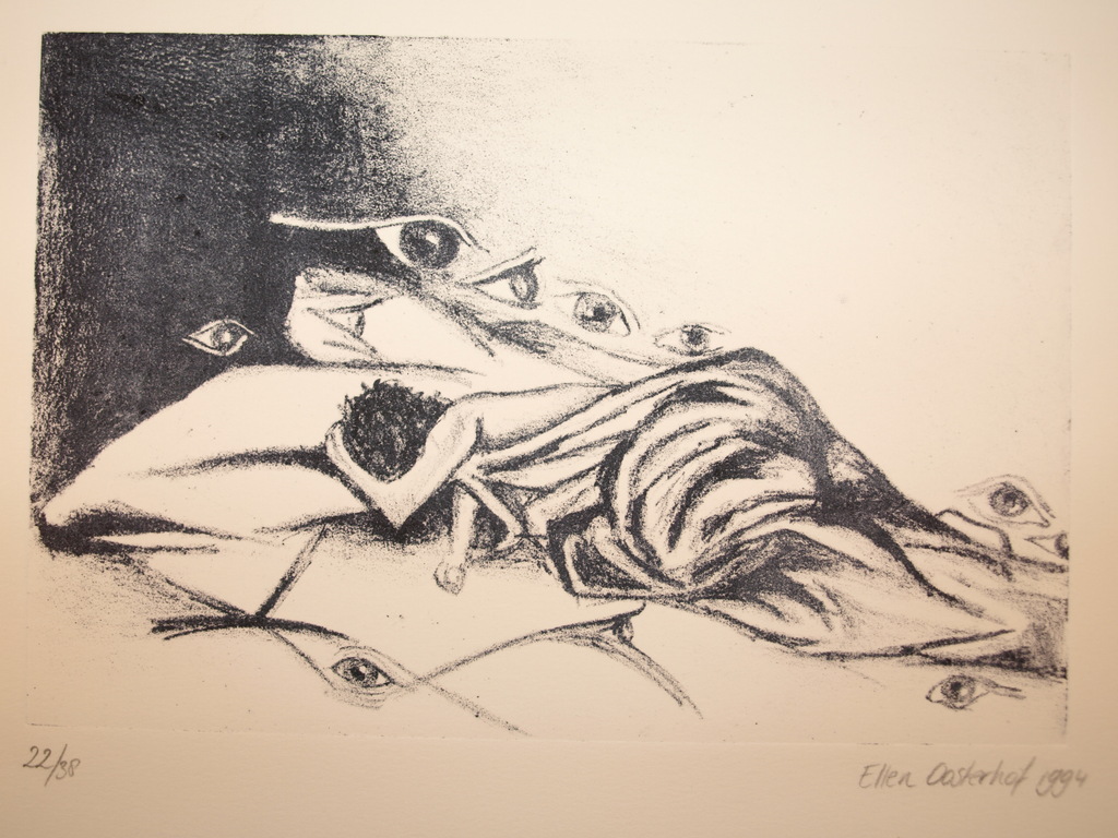 Ellen Oosterhof – Ets – Kunstacademie MINERVA  Groningen – 1994 kopen? Bied vanaf 5!