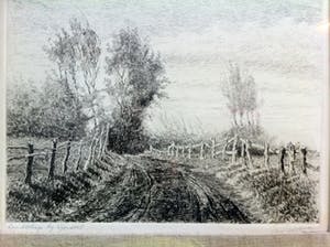 Jan Bartelsman - Jan Christoffel Bartelsman (1889-1948). Landschap bij Gorssel. kopen? Bied vanaf 35!