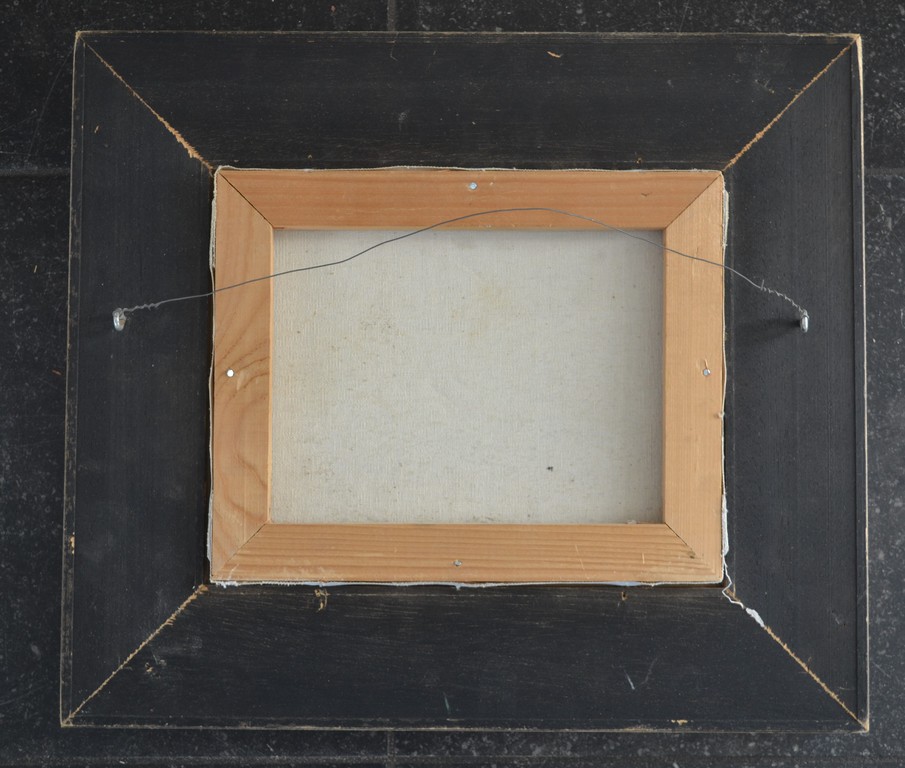 Henner (Heinrich) Knauf (1901-1976): olieverf op doek, boerderijtje in het bos kopen? Bied vanaf 1!