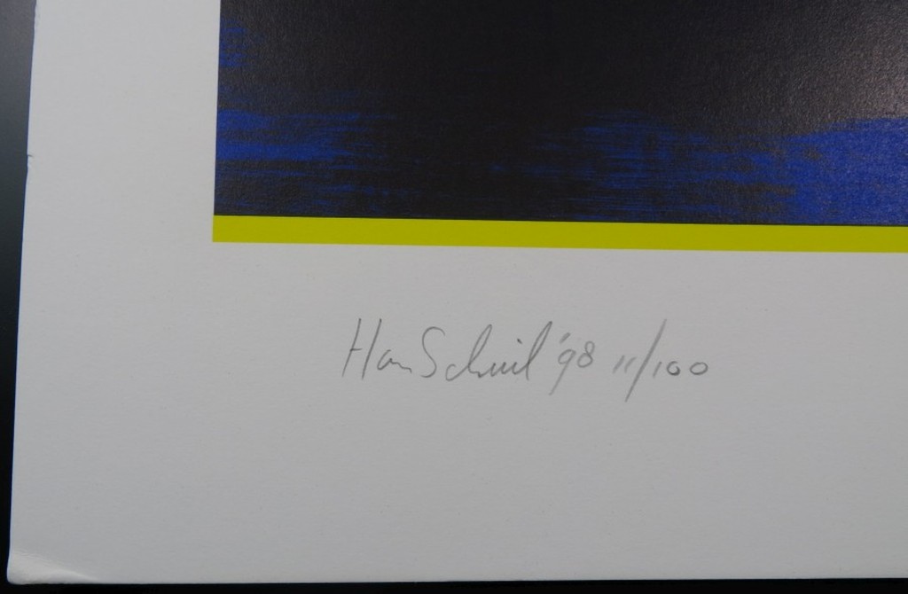 Han Schuil: Zeefdruk, Zonder titel kopen? Bied vanaf 1!