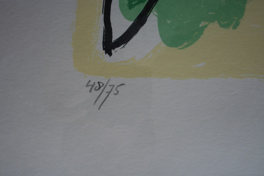 Moderne compositie, zeefdruk, 1996, gesigneerd en genummerd kopen? Bied vanaf 1!