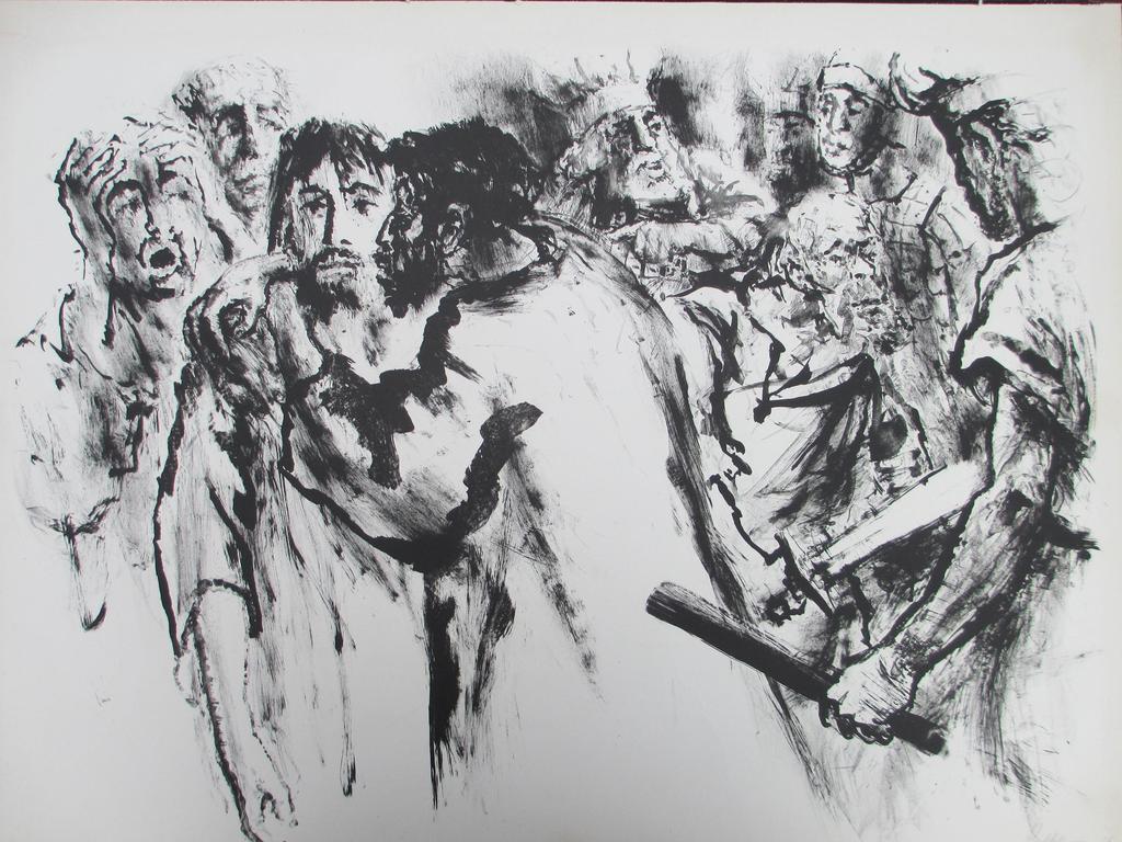 Piet Klaasse: Litho, de Judaskus verkocht voor € 45!