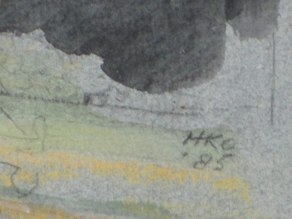 Harm Kamerlingh Onnes, Wandelaarster voor witte villa, Gemengde techniek kopen? Bied vanaf 100!