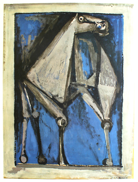 Marino Marini - Paard - drukgesigneerd verkocht voor € 70!