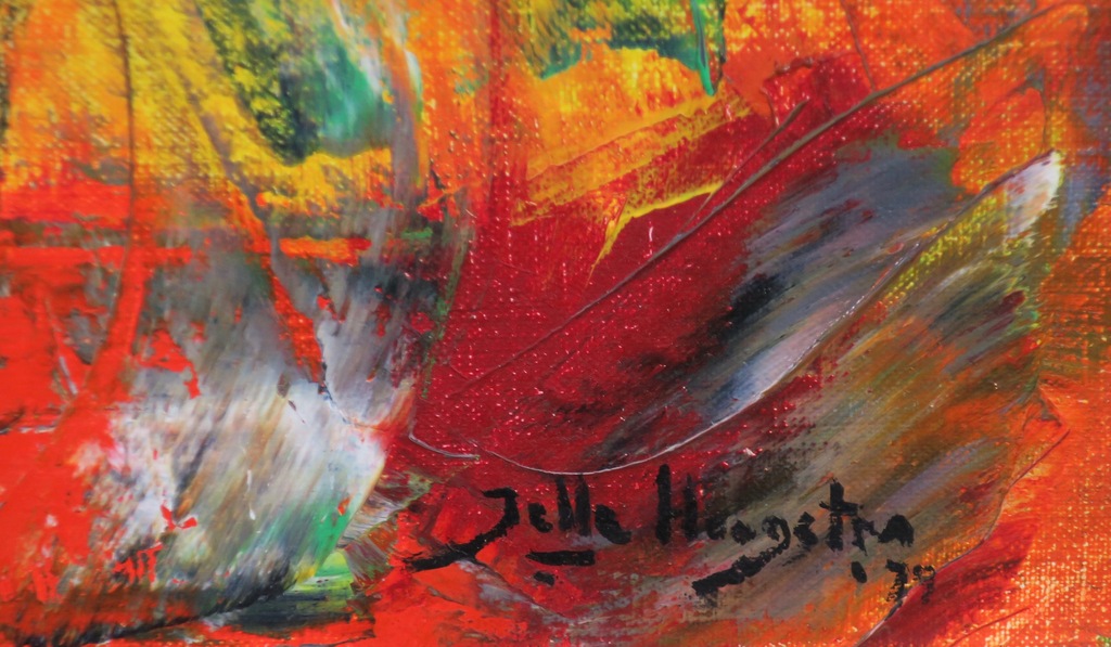 Jelle Hoogstra: Acryl op doek, Compositie - Ingelijst kopen? Bied vanaf 250!