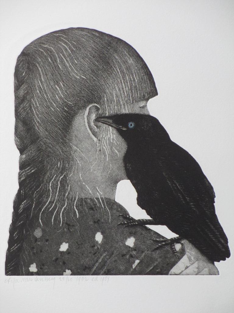 Arja van den Berg, KauwGirl, Kleurets verkocht voor € 50!