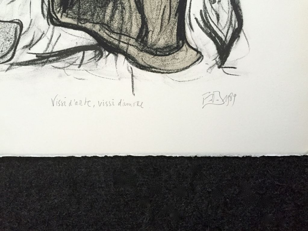 Frank Van den Broeck - kleurenlitho - Vissi d'arte, vissi d'amore kopen? Bied vanaf 50!