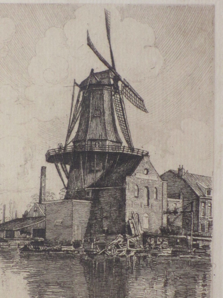 Georg Keens, Molen 'de Adriaan' Haarlem, Ets kopen? Bied vanaf 1!