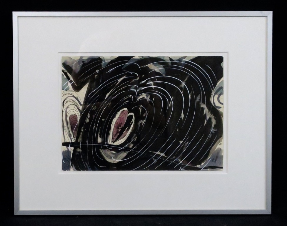 Flop Vinken: Tekening, Zonder titel - Ingelijst kopen? Bied vanaf 20!