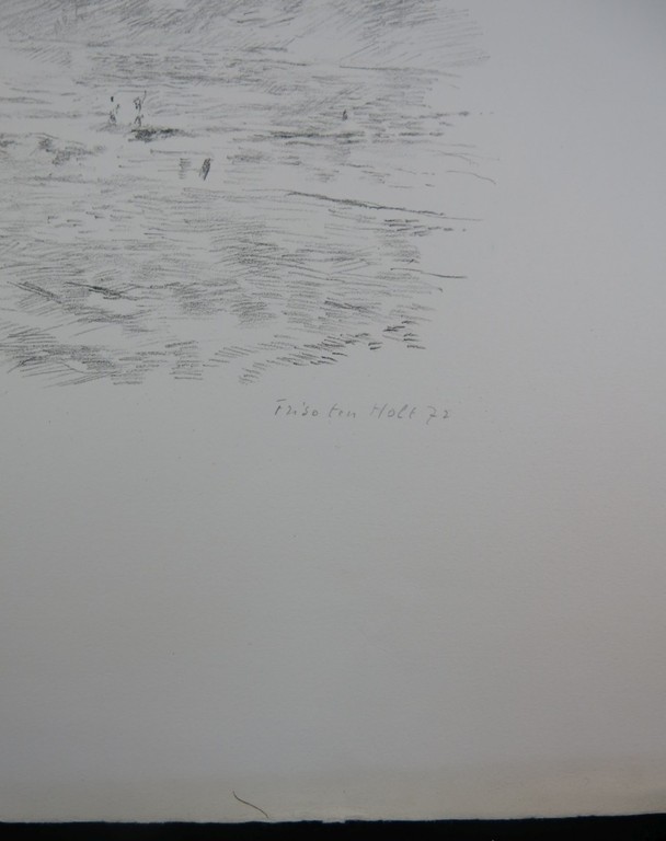 Friso ten Holt: Litho, Strandscene  kopen? Bied vanaf 50!