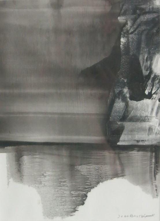 Jo de Recht-de Graaff, waterverf op papier: Zonder titel - ingelijst kopen? Bied vanaf 1!