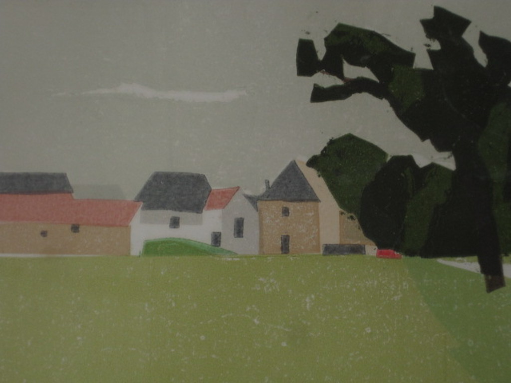 Gerard Ettema ( 1931- ) kleine oplage  litho "Hollands landschap" gesigneerd  kopen? Bied vanaf 1!