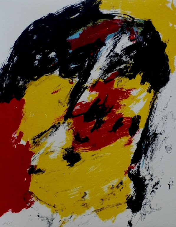 Eugene Brands - litho: Portrait - 1968 kopen? Bied vanaf 200!