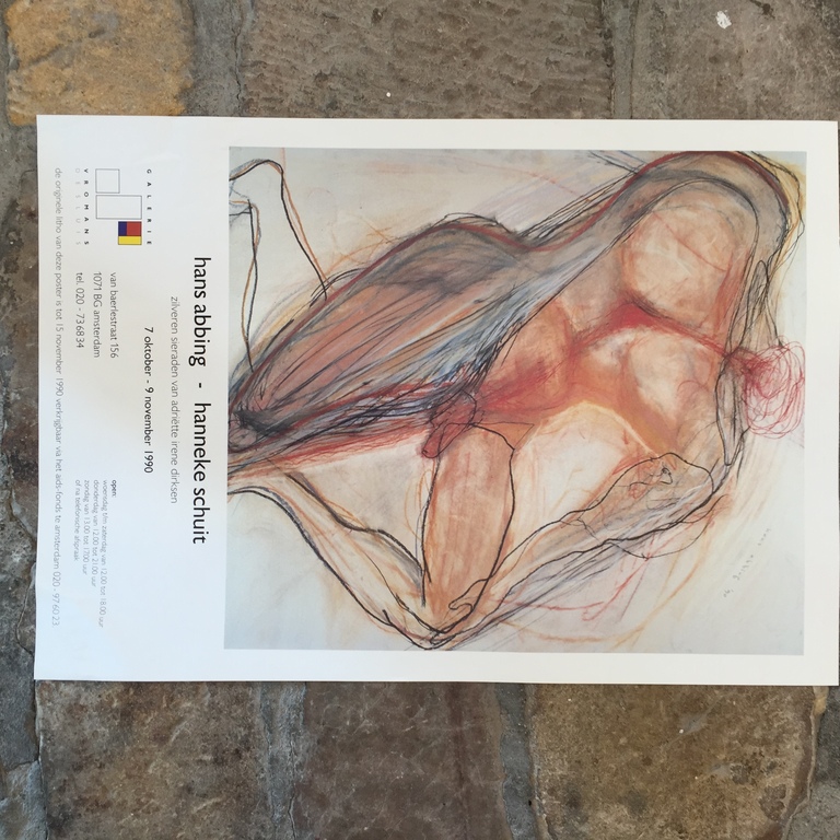 HANS ABBING Originele zeefdruk voor het Aids fonds kopen? Bied vanaf 1!