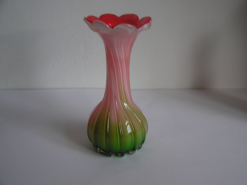 Murano Glas, Kavel van twee vaasjes kopen? Bied vanaf 20!