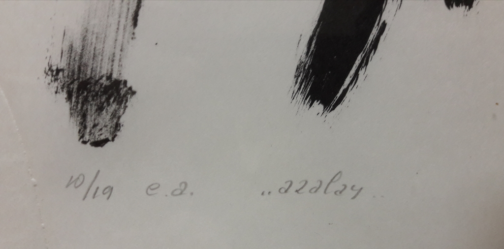 Werner Moonen, 10/19 gesigneerd, grafiek papier kopen? Bied vanaf 45!