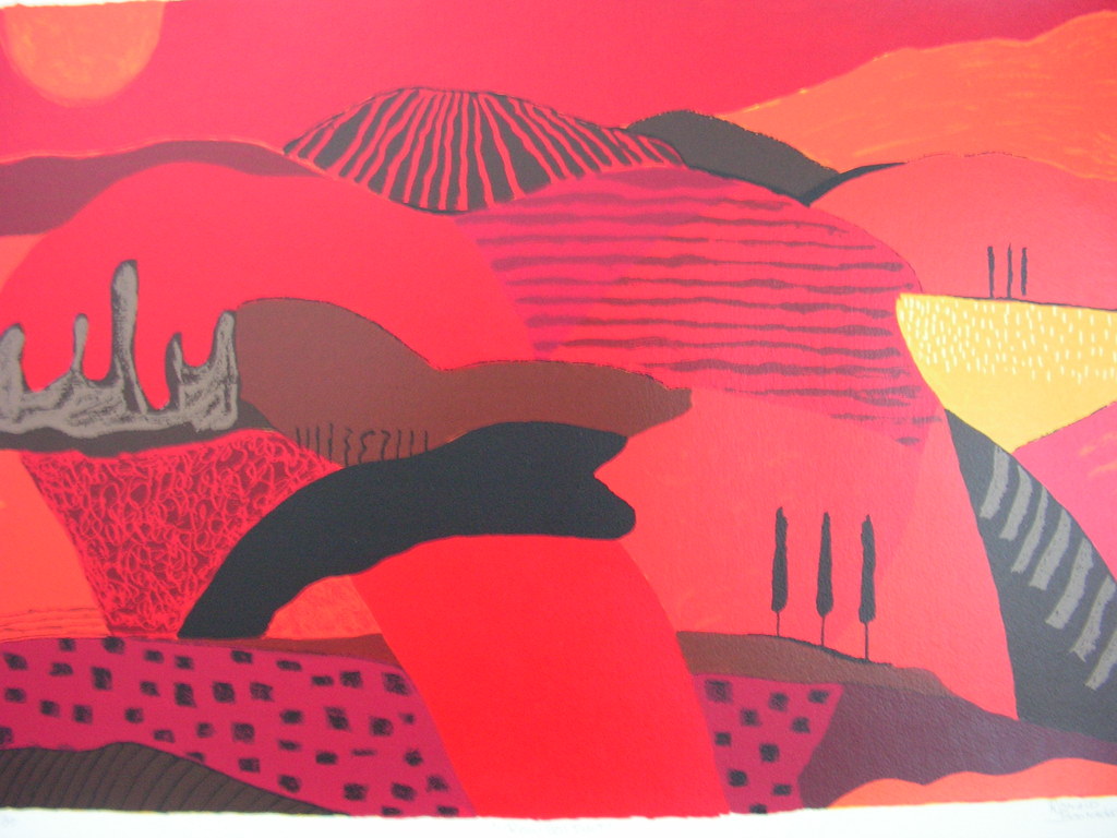 Ronald Boonacker - zeefdruk - Rooibos bult - oplage 80 verkocht voor € 53!