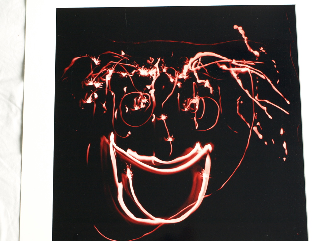 Paul Blanca : Foto – Drawing with light 1 – met passe-partout - ca 1999 kopen? Bied vanaf 35!