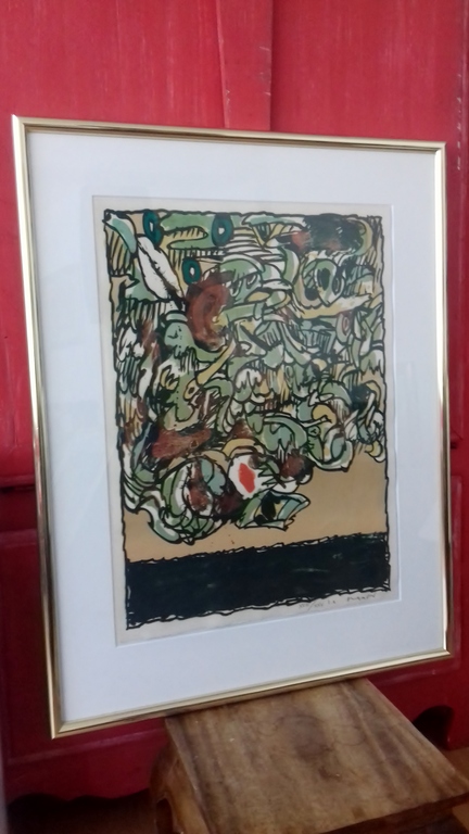 Pierre Alechinsky: Lithografie uit de serie "Flying Objects" (1979) kopen? Bied vanaf 745!