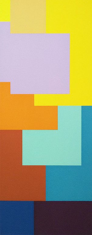 Anna Beöthy-Steiner - Geometrische compositie, zeefdruk verkocht voor € 170!