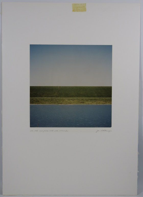 Ger Dekkers: Foto, Sea-dike and frozen ditch near Wierum kopen? Bied vanaf 70!