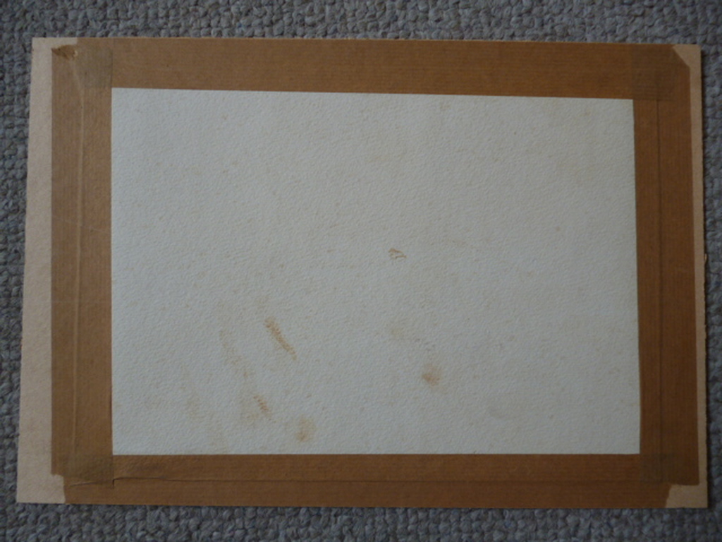 Poppe Damave - aquarel - Kustlandschap kopen? Bied vanaf 30!