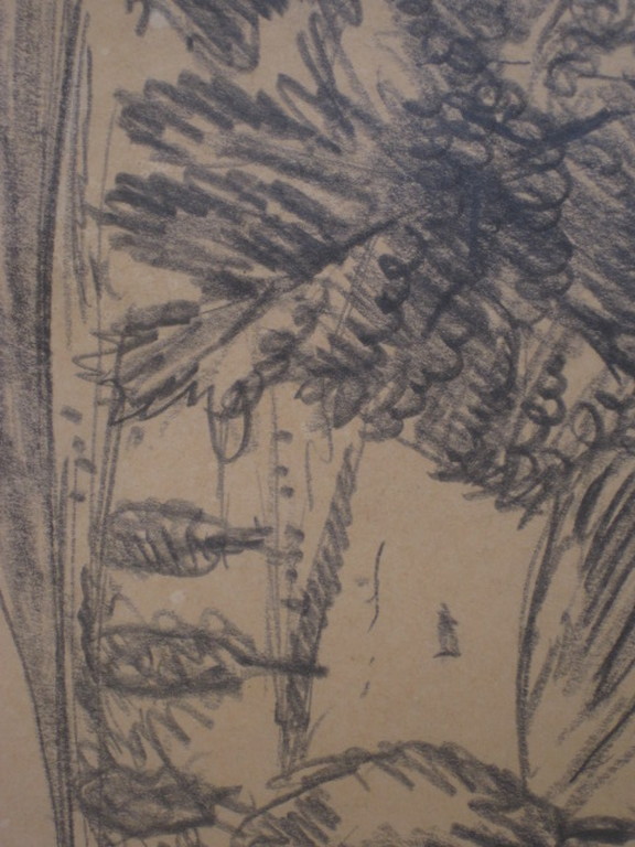 H.Schoonbrood 1898-1972 houtskooltekening "Toscane" gesigneerd kopen? Bied vanaf 1!