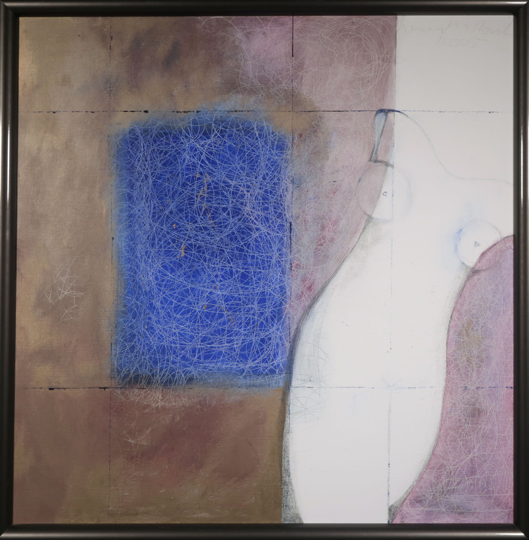 Herman Jan Bosch: Gemengde techniek op doek, The circle of life - Ingelijst kopen? Bied vanaf 70!