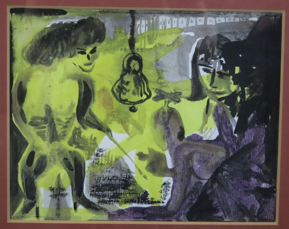 Diederick van Kleef: Aquarel, Dames I - Ingelijst kopen? Bied vanaf 20!