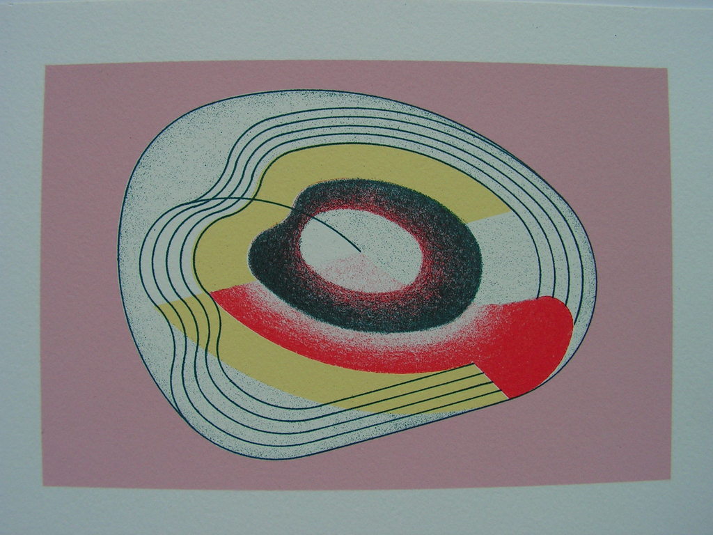 Bert Boogaard  -  zeefdruk  -  compositie kopen? Bied vanaf 1!