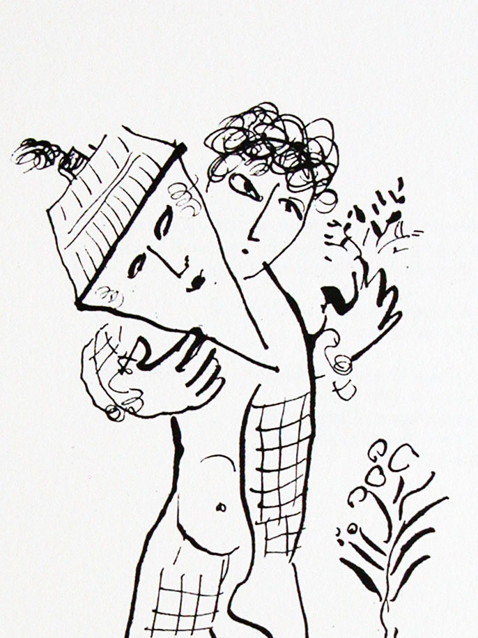 Marc Chagall, lithografie, 'Le danseur' kopen? Bied vanaf 35!