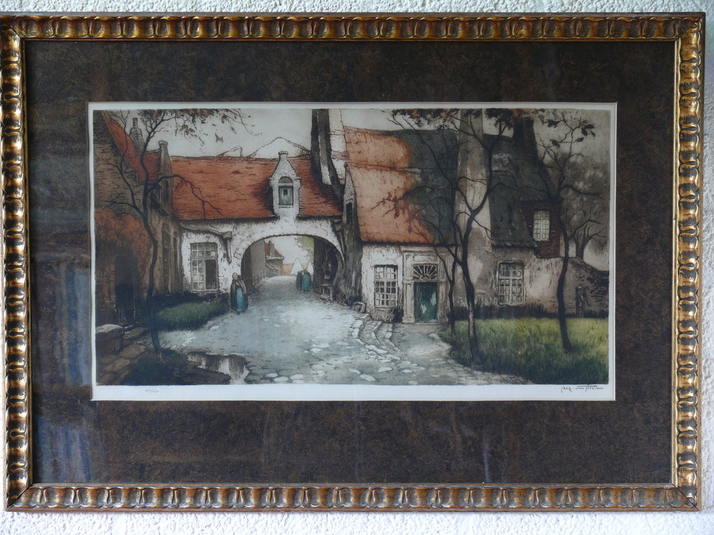 Alfred van Neste, Ets, Brugge verkocht voor € 65!