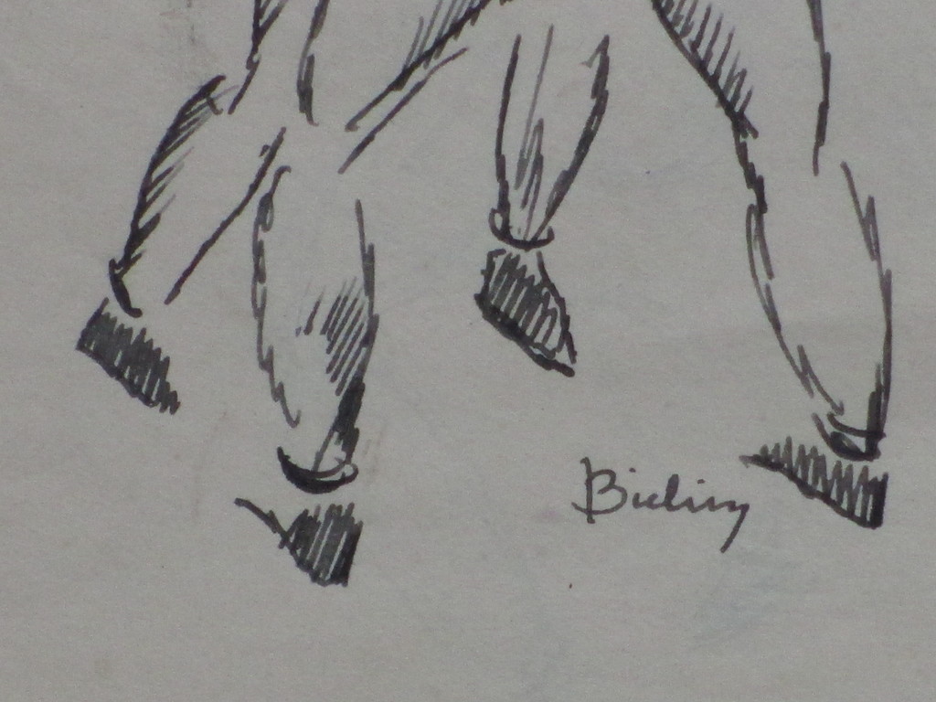 Herman Bieling, Boksers, Inkttekening kopen? Bied vanaf 35!