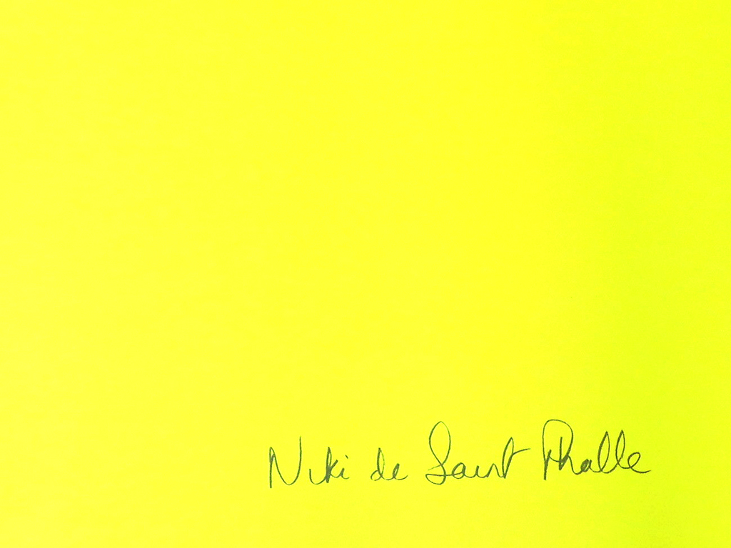 NIKI DE SAINT-PHALLE /NANA FONTAINE / KLEURENZEEFDRUK / 100x70cm kopen? Bied vanaf 1!