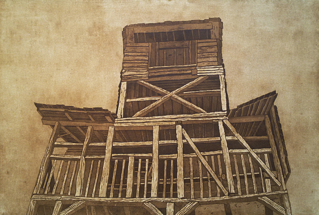 Antony van Lieshout - A Montignac, aquatint ets verkocht voor € 45!