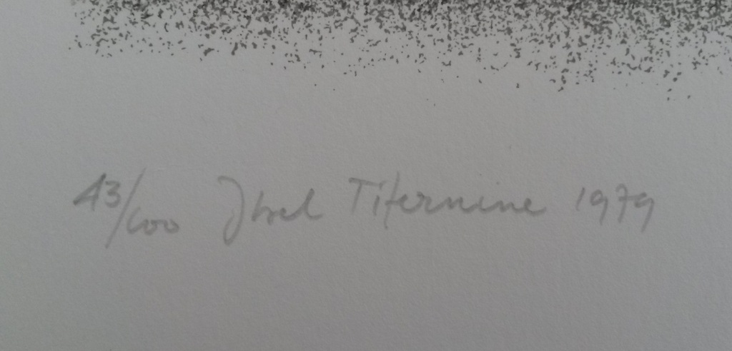 Piet Fioole - zeefdruk - Jbel Tifernine - 1979 kopen? Bied vanaf 40!