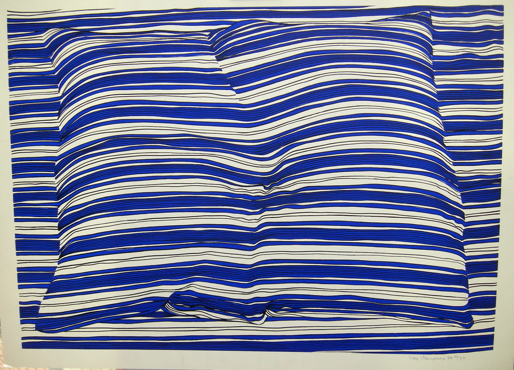 Har Sanders, zeefdruk, kussensloop verkocht voor € 75!