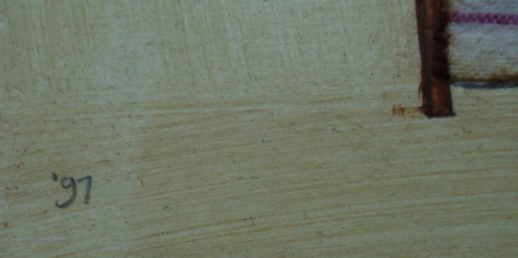 Ellen van Toor - gemengde techniek: collage/tekening/ gouache op board - 1997 kopen? Bied vanaf 50!