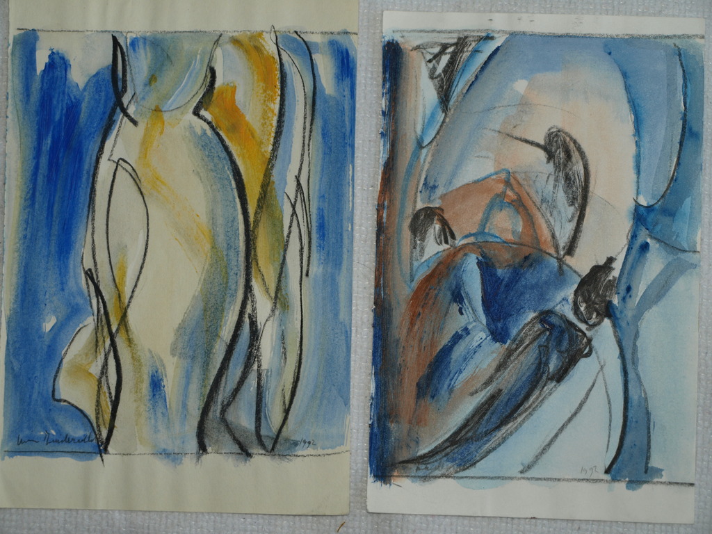 WIM ZUIDERVELD (1950-) – Gemengde techniek  – Abstract 1 – Gesigneerd – 1992 kopen? Bied vanaf 10!