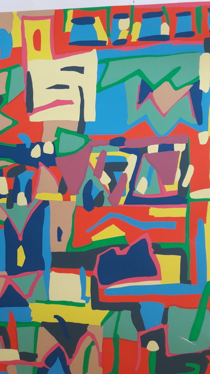 Esther Post , zeefdruk , gesigneerd  kopen? Bied vanaf 25!