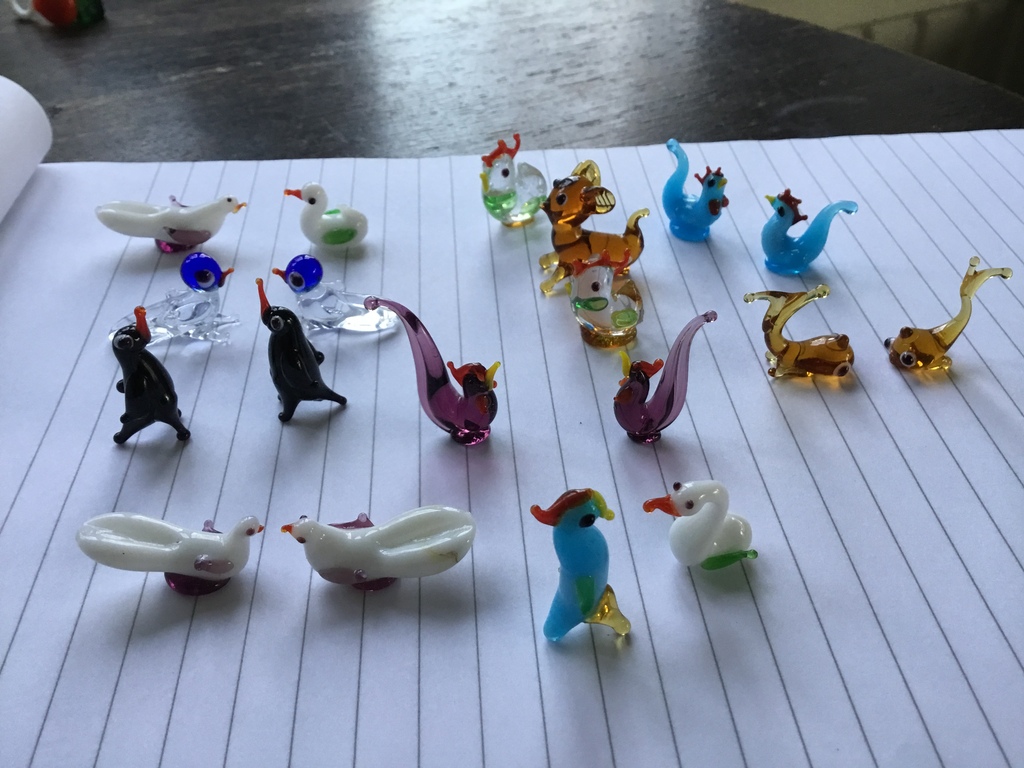 Dieren miniature anni 70-Isola di Murano Venezia 20 pz assortment kopen? Bied vanaf 5!