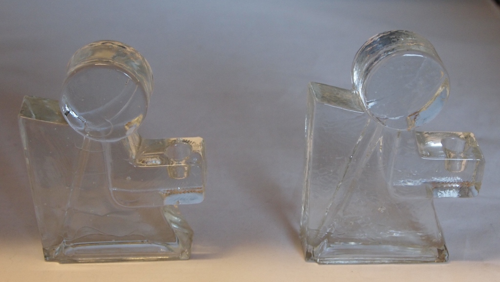 Klaus Breit voor Wiesenthal Glas - twee solifleur glazen kerstengelen kopen? Bied vanaf 20!